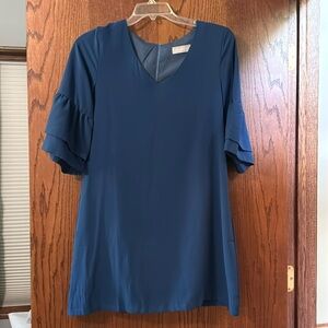 Dark royal blue knee length dress. Never worn.